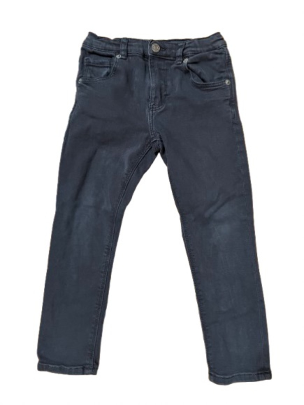 Zara The Slim Denim Grey Smile Today Jeans Size 4